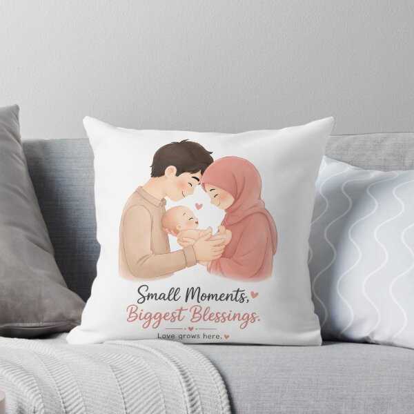 Artikelvorschau, Kleine Momente, größter Segen – Familienliebe, Babyillustration entworfen und verkauft von itxelaraStudio.