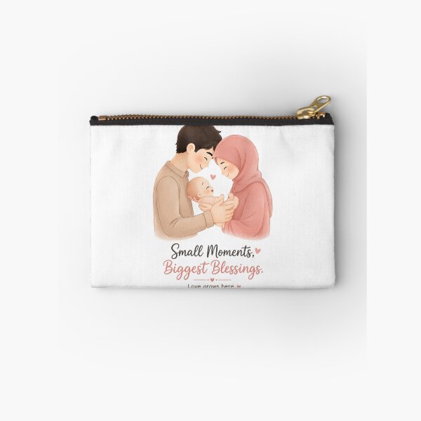 Item preview, Small Moments Biggest Blessings – Family Love Baby Illustration designed and sold by itxelaraStudio.