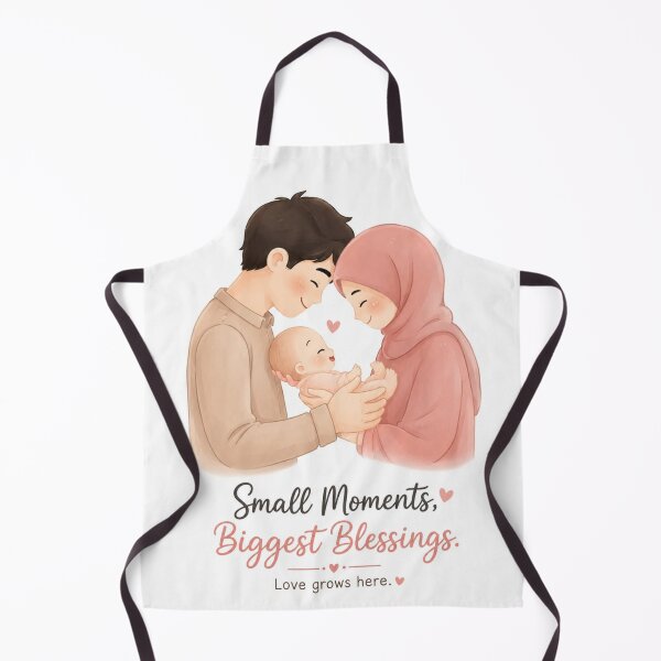 Item preview, Small Moments Biggest Blessings – Family Love Baby Illustration designed and sold by itxelaraStudio.