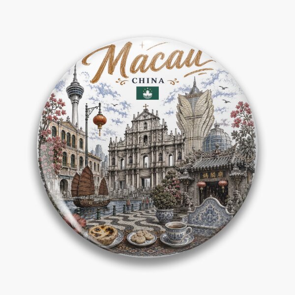 Item preview, Macau Vintage Travel Art designed and sold by CHC.
