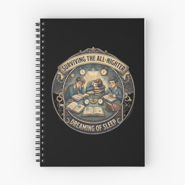Item preview, Surviving The All Nighter Dreaming Of Sleep Academic Humor designed and sold by eihabo.
