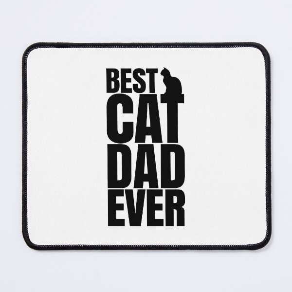 Item preview, Best Cat Dad Ever Typography Cat Silhouette designed and sold by Dmo3HarkoArt.