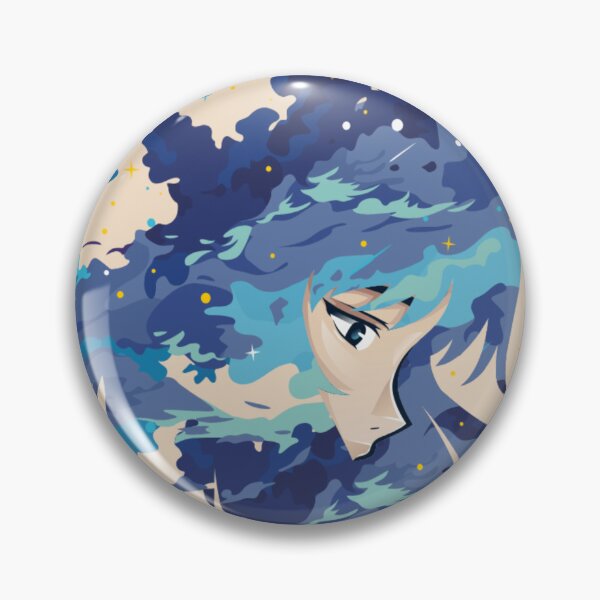 Item preview, Blue Ocean Anime Girl Starry Fantasy Aesthetic designed and sold by ranivibes008.