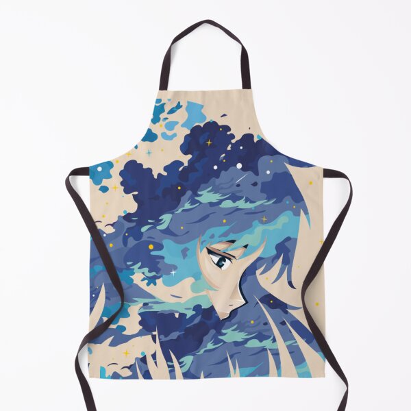 Item preview, Blue Ocean Anime Girl Starry Fantasy Aesthetic designed and sold by ranivibes008.