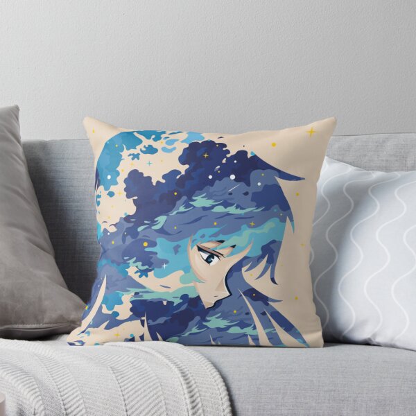 Item preview, Blue Ocean Anime Girl Starry Fantasy Aesthetic designed and sold by ranivibes008.