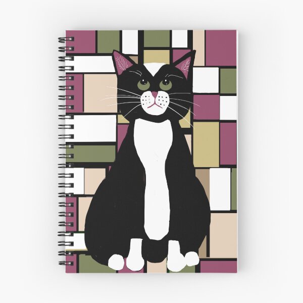 Item preview, Geometric Cat Design in colour designed and sold by Elaine M Hayward .