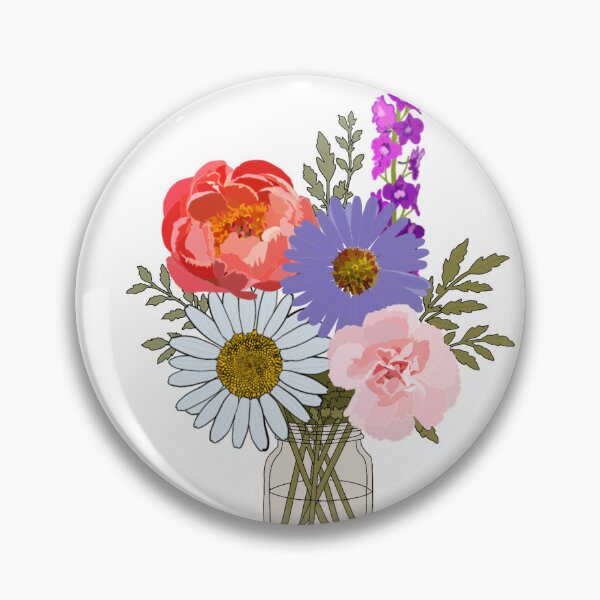 Artikelvorschau, Einmachglas mit Blumen entworfen und verkauft von PCard15.