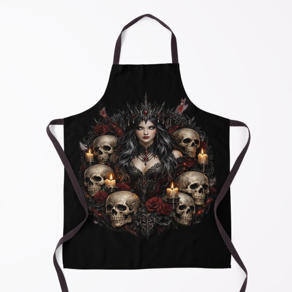 Item preview, Gothic Queen of the Dead – Skulls, Roses and Candles designed and sold by TroviTutto.