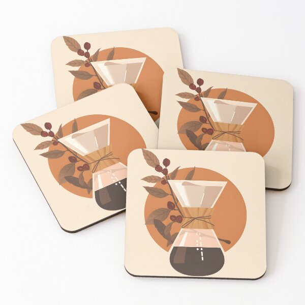 Item preview, Chemex Pour Over Glass Carafe Botanical designed and sold by ThirdShiftLab.