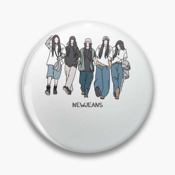 Item preview, Newjeans kpop art designed and sold by thompsomechan.
