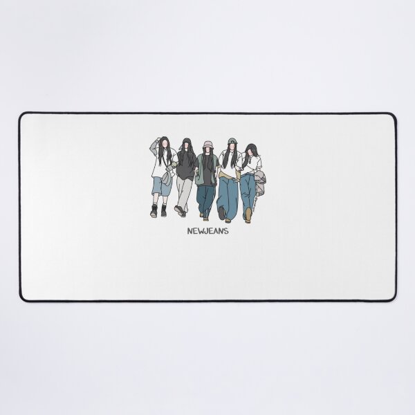 Item preview, Newjeans kpop art designed and sold by thompsomechan.