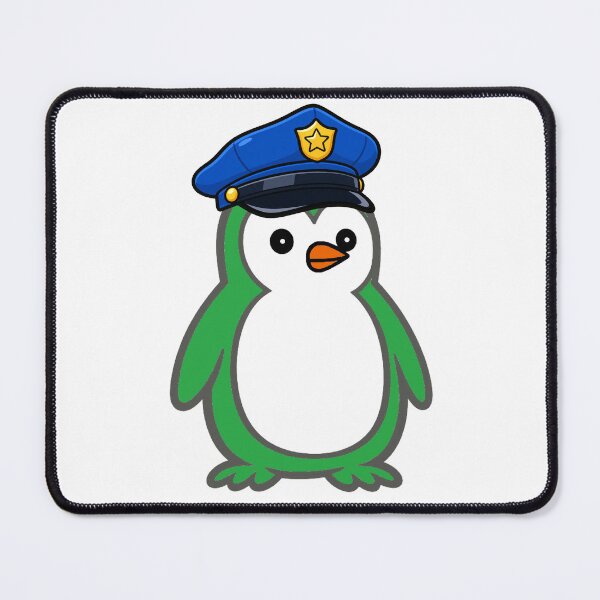 Item preview, Cute Penguin Police Officer – Cartoon Mascot for Kids & Adults designed and sold by Pippo-Penguin.