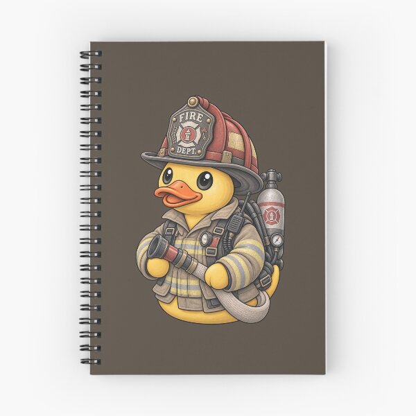 Item preview, Rubber Duck Firefighter – Vintage Edition designed and sold by BROHLine Studio.