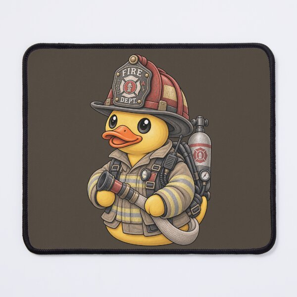 Item preview, Rubber Duck Firefighter – Vintage Edition designed and sold by BROHLine Studio.
