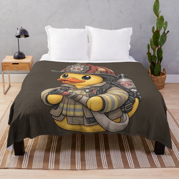 Item preview, Rubber Duck Firefighter – Vintage Edition designed and sold by BROHLine Studio.