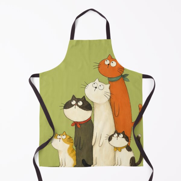 Item preview, Funny Long Standing Cats Looking Up Whimsical Cute Kitten Graphic designed and sold by The Upside Down.