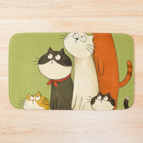 Item preview, Funny Long Standing Cats Looking Up Whimsical Cute Kitten Graphic designed and sold by The Upside Down.