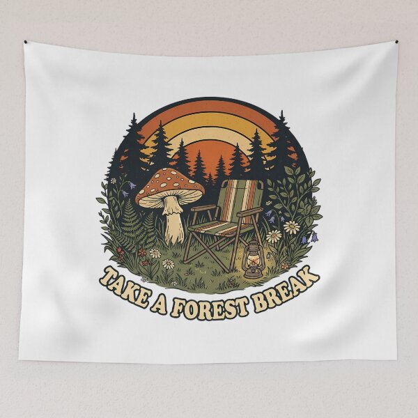Item preview, Forest Break Woodland Escape Illustration designed and sold by SHOP-Corner.