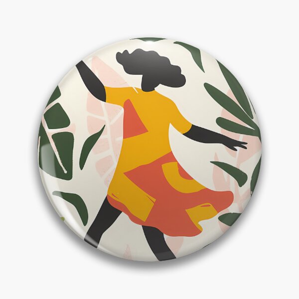 Item preview, Abstract boho artwork: Tropical dancer in cut-out style designed and sold by Artdavesalzburg.