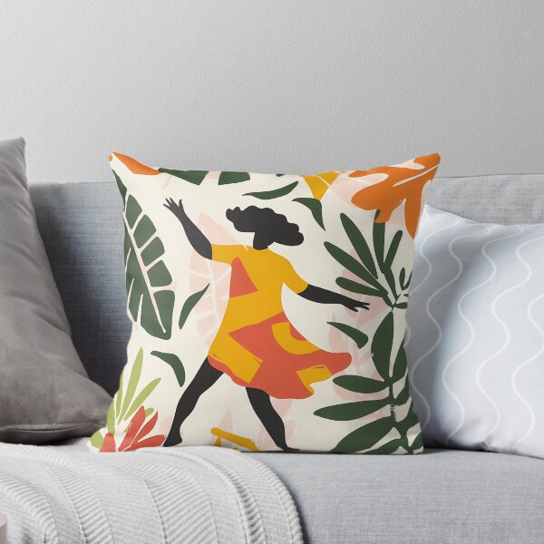 Item preview, Abstract boho artwork: Tropical dancer in cut-out style designed and sold by Artdavesalzburg.