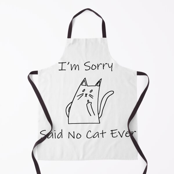 Item preview, Funny Cat Middle Finger Said No Cat Ever designed and sold by SoyLamderma.