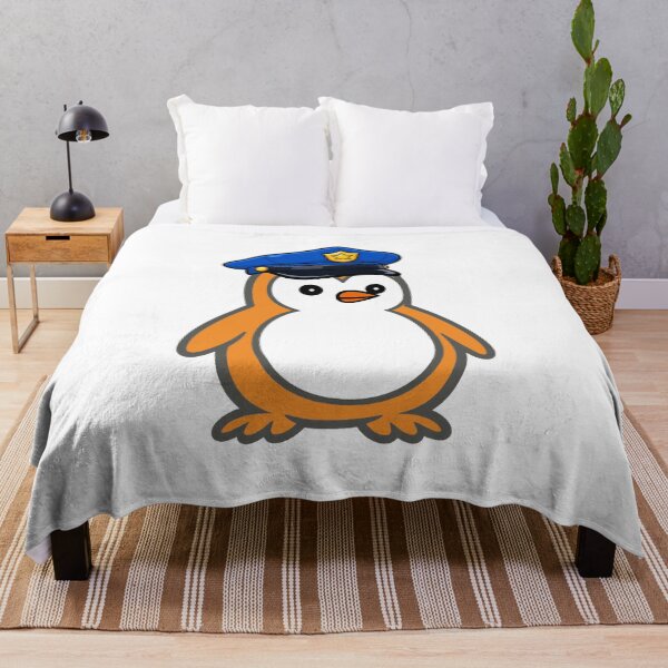 Item preview, Cute Penguin Police Officer – Cartoon Mascot for Kids & Adults designed and sold by Pippo-Penguin.