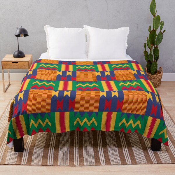 Artikelvorschau, Lebendiges afrikanisches Ashanti-Kente-Muster entworfen und verkauft von MammothArt.