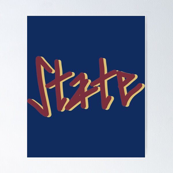 Item preview, State graffiti garnet fold    designed and sold by Inessalongmire.