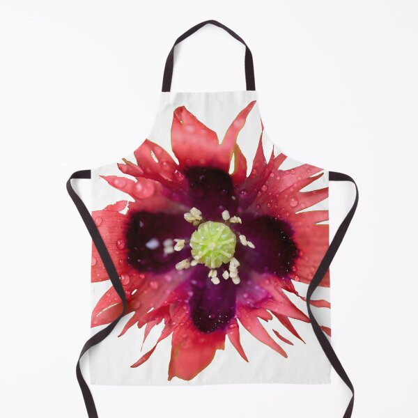 Item preview, Burning red with waterdrops. Breadseed poppy transparent designed and sold by Jouko Lehto Photography.