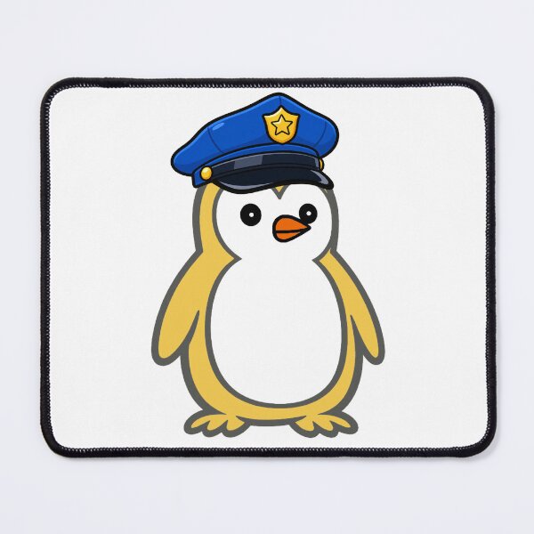 Item preview, Cute Penguin Police Officer – Cartoon Mascot for Kids & Adults designed and sold by Pippo-Penguin.