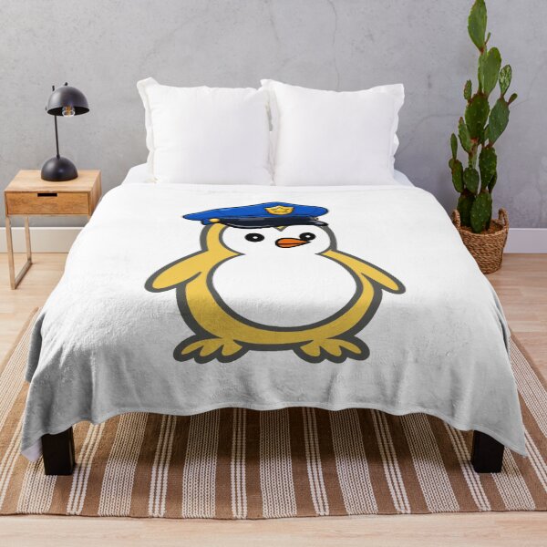 Item preview, Cute Penguin Police Officer – Cartoon Mascot for Kids & Adults designed and sold by Pippo-Penguin.