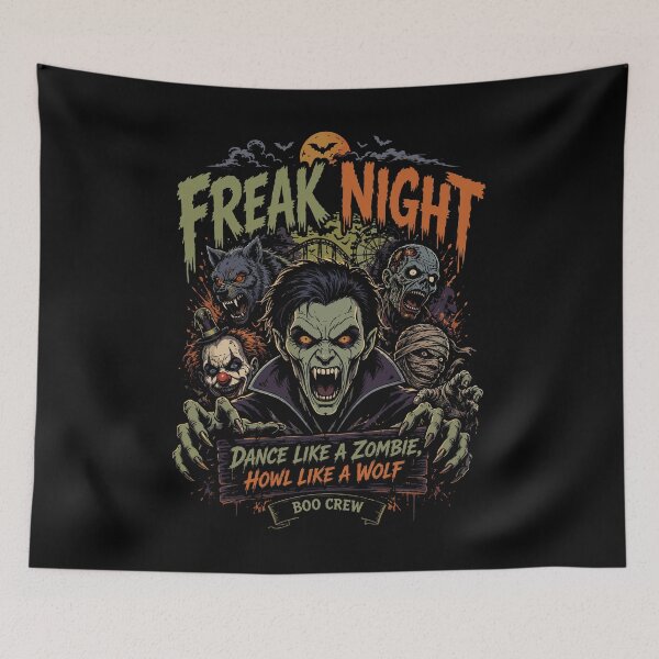 Item preview, Freak Night Horror Monster Halloween designed and sold by mraihan.