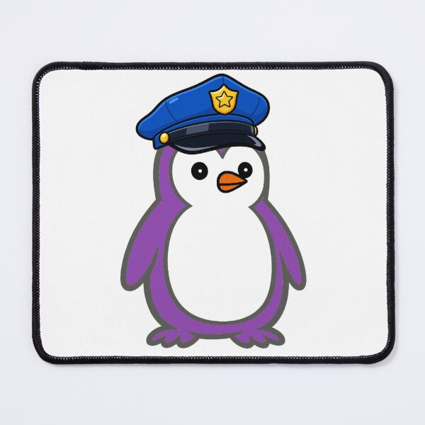 Item preview, Cute Penguin Police Officer – Cartoon Mascot for Kids & Adults designed and sold by Pippo-Penguin.