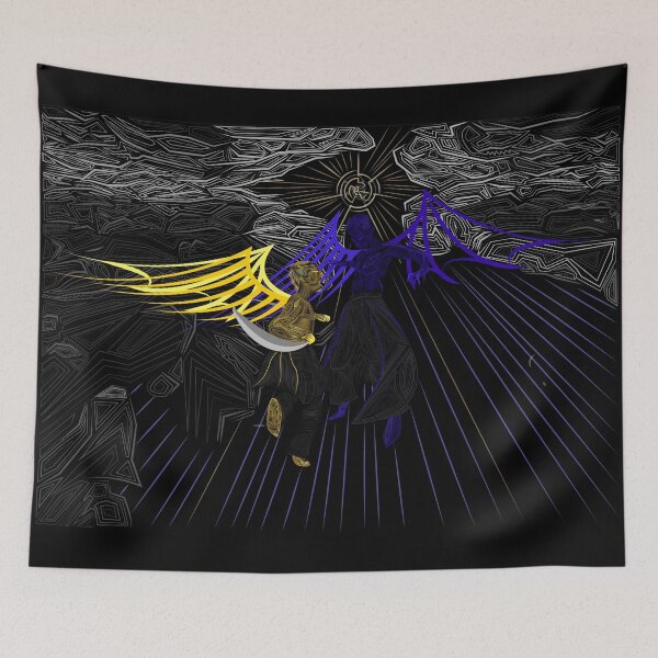 Item preview, Celestial Clash of Light and Shadow designed and sold by JAMerArc.