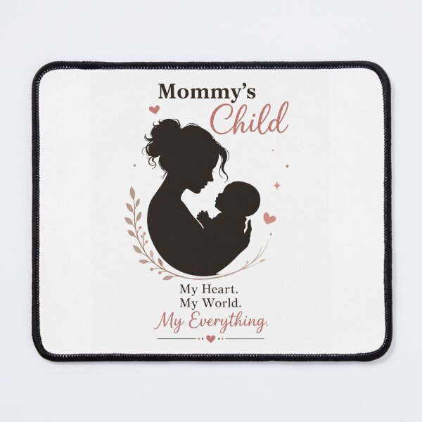 Item preview, Mommy’s Little Love – Mother and Child Silhouette designed and sold by itxelaraStudio.