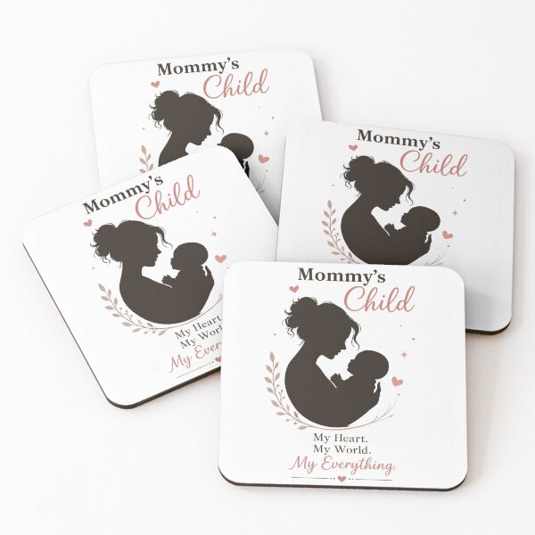 Item preview, Mommy’s Little Love – Mother and Child Silhouette designed and sold by itxelaraStudio.