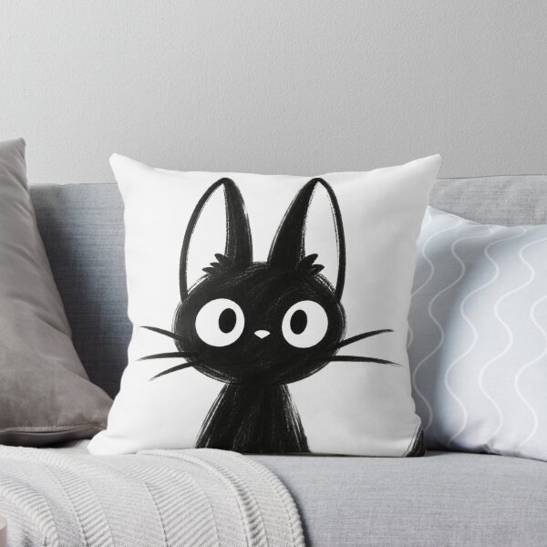 Item preview, black cat designed and sold by doshicoffee.