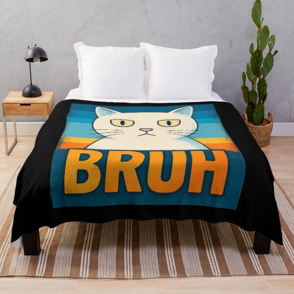 Item preview, Grumpy Cat Bruh Funny Sarcastic Animal Meme designed and sold by SoyLamderma.