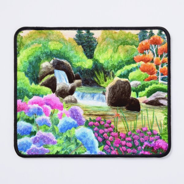 Item preview, Hydrangea by a Waterfall designed and sold by BreezyZen.