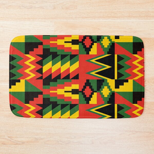 Item preview, Colorful Ghanaian Kente Cloth Pattern designed and sold by MammothArt.