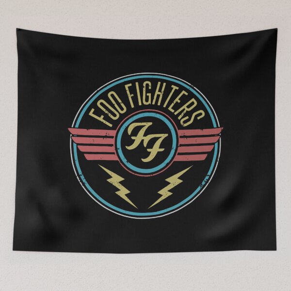 Item preview, Foo Fighters Retro Rock Band Logo designed and sold by IshTarltArt.