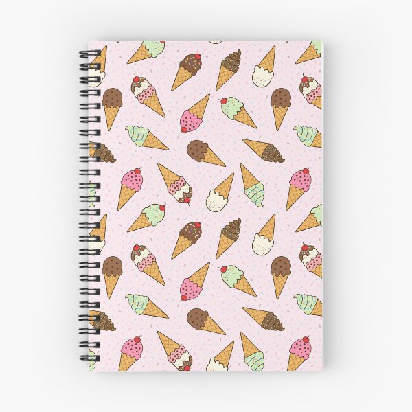Item preview, Scattered ice cream cones with sprinkles on pink background designed and sold by Chantal creates.