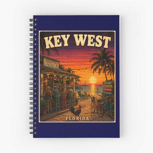 Item preview, Key West Florida Vintage Beach Sunset T-Shirt designed and sold by Swanny's Custom T-shirt and Gift Designs.