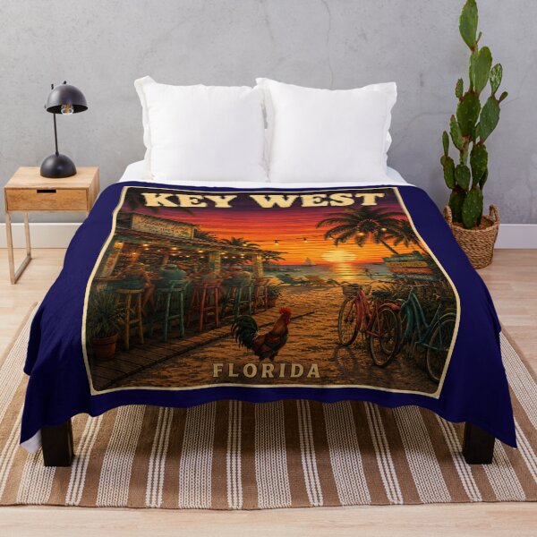 Item preview, Key West Florida Vintage Beach Sunset T-Shirt designed and sold by Swanny's Custom T-shirt and Gift Designs.
