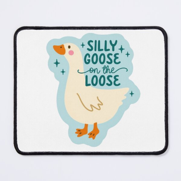 Item preview, Silly Goose On The Loose, Blue, Funny Goose designed and sold by stzl26.