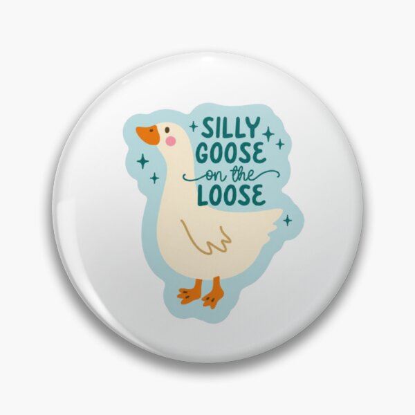 Item preview, Silly Goose On The Loose, Blue, Funny Goose  designed and sold by stzl26.