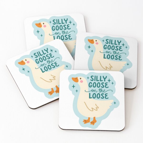 Item preview, Silly Goose On The Loose, Blue, Funny Goose  designed and sold by stzl26.