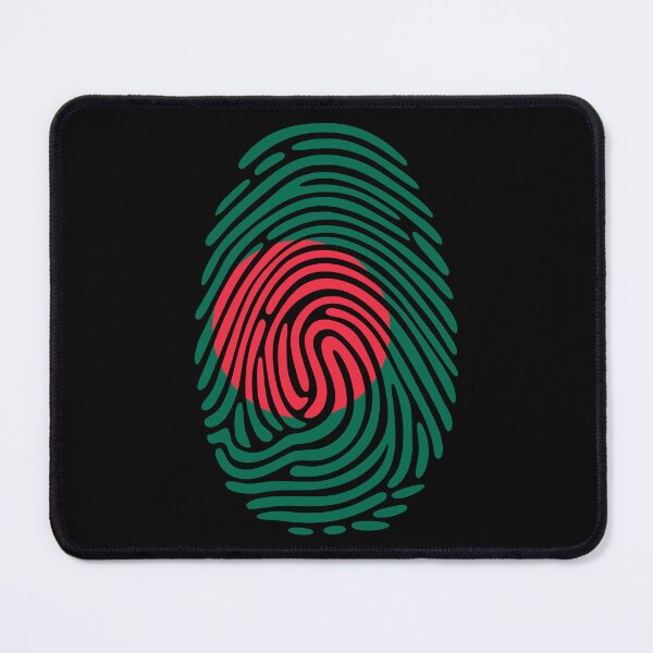 Item preview, Bangladesh Flag Fingerprint Identity | Bangladeshi DNA Heritage designed and sold by NTGUILTY.