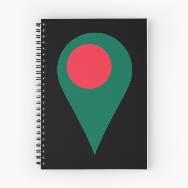 Item preview, Bangladesh Flag Location Pin Map Marker | Bangladeshi Destination GPS Icon designed and sold by NTGUILTY.