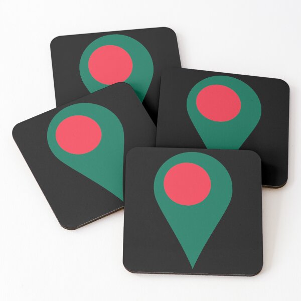 Item preview, Bangladesh Flag Location Pin Map Marker | Bangladeshi Destination GPS Icon designed and sold by NTGUILTY.